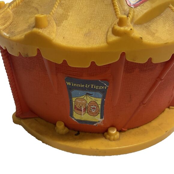 Vintage 1977 Disney Weebles Winnie The Pooh Circus Flawed only tent - Picture 4 of 15